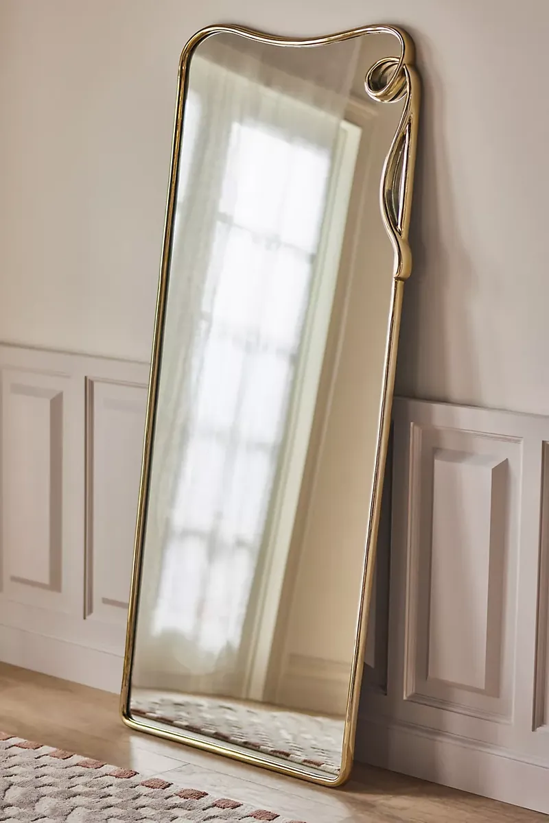 Metal Loop Rectangle Dressing Mirror